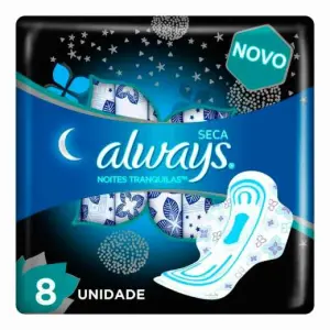 Abs Always Noite Tranq C/Abas 8Un Seco