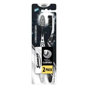 Esc Dental Sorriso Carvao Bra Ir 2Pk un