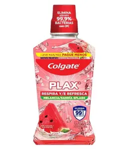 Enxag Bucal Colgate Plax 500Ml Melancia