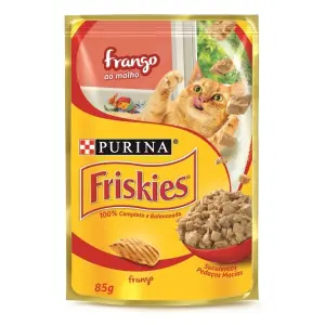 Racao Umid Friskies 85G Frango Ao Molho