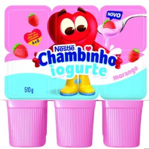 Iog Chambinho Polpa 510G Morango