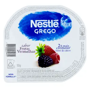 Nestle Grego 90G Frutas Vermelhas
