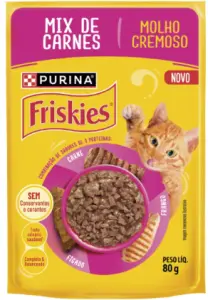 Racao Umid Friskies Mix de Carnes 80G