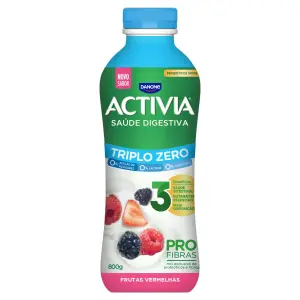 Leite Ferm Liq Activia Zero 800G X1 Frutas Verm