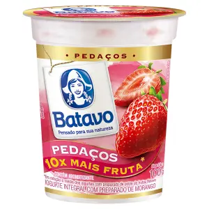 Iog Batavo Ped de Fruta 100G Morango