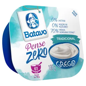 Iog Batavo Grego Pense Zero 100G Trad