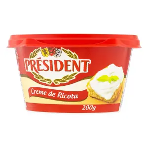 Queijo President Creme de Ricota 200G Trad
