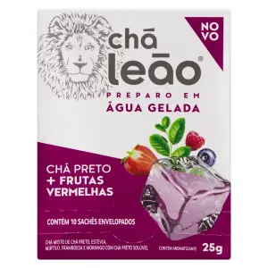 Cha Gelado Preto/ Frutas Verm 25Gr