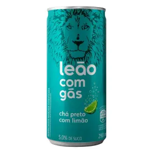 Cha Preto com Gas Ice Tea Leao Zero 290Ml Limao