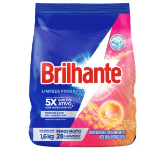 Sabao Po Brilhante 1.6Kg Limpeza Poderosa