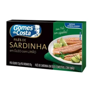 File de Sardinha Oleo Limao 125Gr