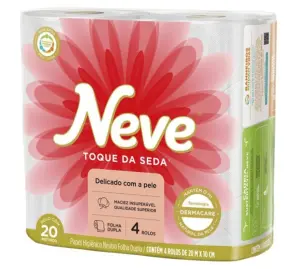 Papel Hig Neve Fol Dupla Toq Seda 30M 4Un