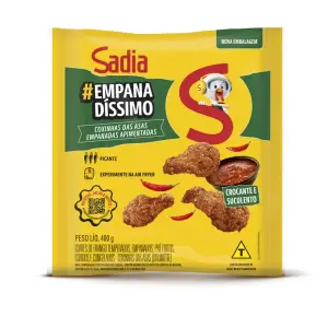 Coxinha das Asas Emp Cong Sd 400G