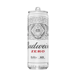 Cerv Budweiser Zero Lt Sleek 350Ml