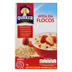 Aveia em Flocos Quaker 165G