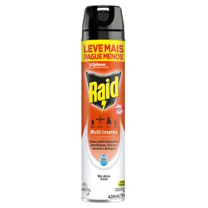 Inset Raid Aero 450Ml Mult sem Cheiro 150Mlg