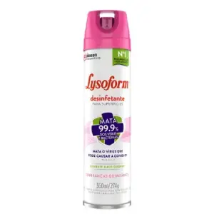 Desinfetante Lysoform Aer 360Ml Lemb Infancia