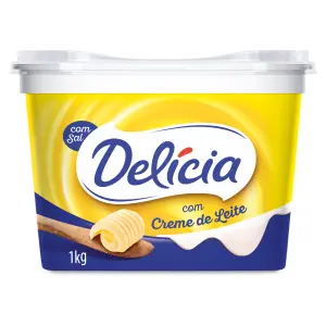 Margarina Delicia C/Creme de Leite 1Kg C/Sal