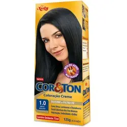 Tint Cor&Ton 01.00 Preto Azulado