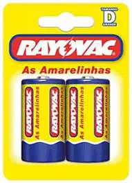Pilha Rayovac D2 com 2Un