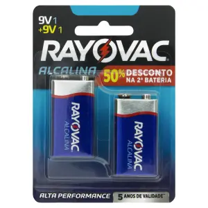 Bateria Rayov Alc 9V Prom25% Desc C/02