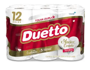 Papel Hig Duetto 12X30M Perfumado