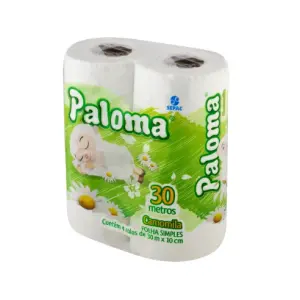 Papel Hig Paloma 30M Camomila