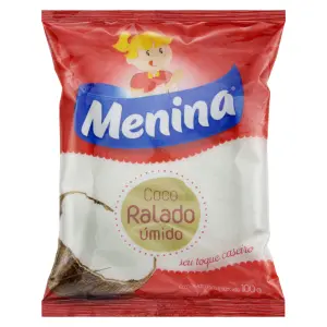 Coco Ralado Menina 100G Umido Adocado