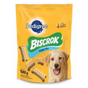Petisco Biscrok Pedigree 300G Filhote