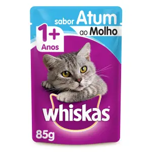 Racao Umid Whiskas Ad Sch 85G Atum