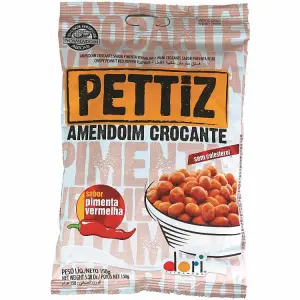 Amendoim Croc Pettiz 120G Pim Vermelha