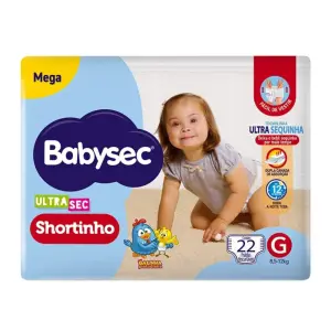 Fr Babysec Ultra Shortinho Mega g pct 22Un