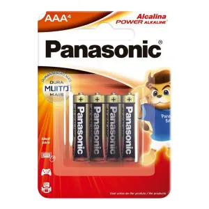 Pilha Panasonic Alcalina Aaa C/4