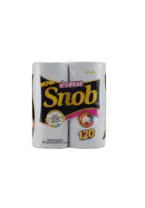 Papel Toalha Snob Decorada-60 Folhas