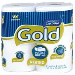 Papel Hig Carinho Gold 30X4