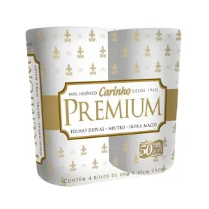 Papel Hig Carinho 4X30M Premium
