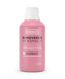 Remov Farmax 100Ml Vit e sem Acetona