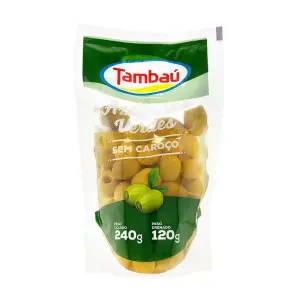 Azeitona Verde Tambau 120G S/Caroco