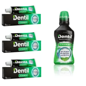 Cr Dental Dentil 0G Xtra Mint S/ Fluor C/ Xilitol