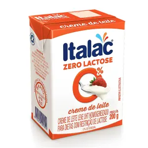 Creme de Leite Italac 200G Zero Lac