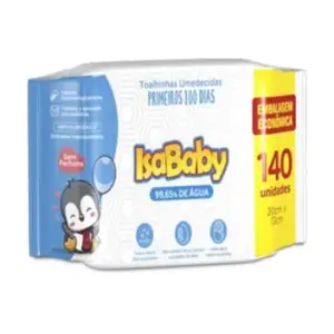 Toalha Umed Isababy Flip Top 140Un Primeiro