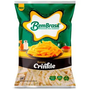 Batata Cong Bem Brasil Crinkle 1,05Kg