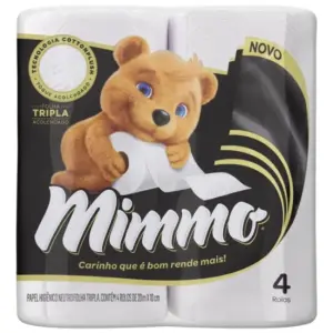 Papel Hig Mimmo Fol Tripla Neutro 20M