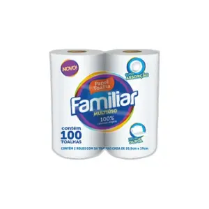 Papel Toalha Familiar 2X50Fl