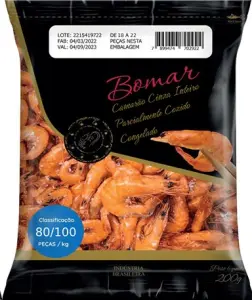 Camarao Co Inteiro Bomar 200G