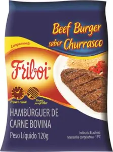 Beef Burger Bovino Friboi Cong 120G
