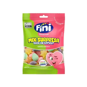 Bala Gelat Fini 80G Mix Surpresa